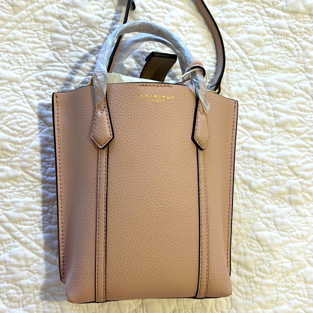 Mini cross body tote